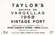 Vintage Port_Taylor_Q de Vargellas 1968